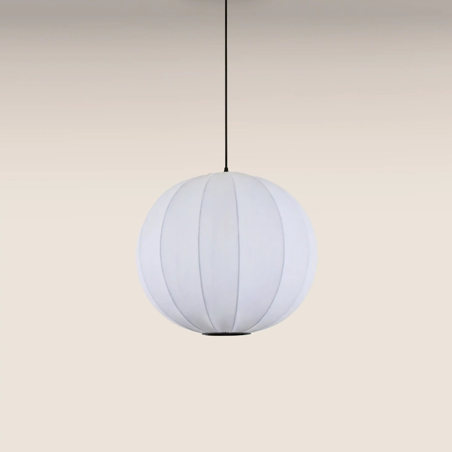 Everett Round Bubble Pendant Light | White