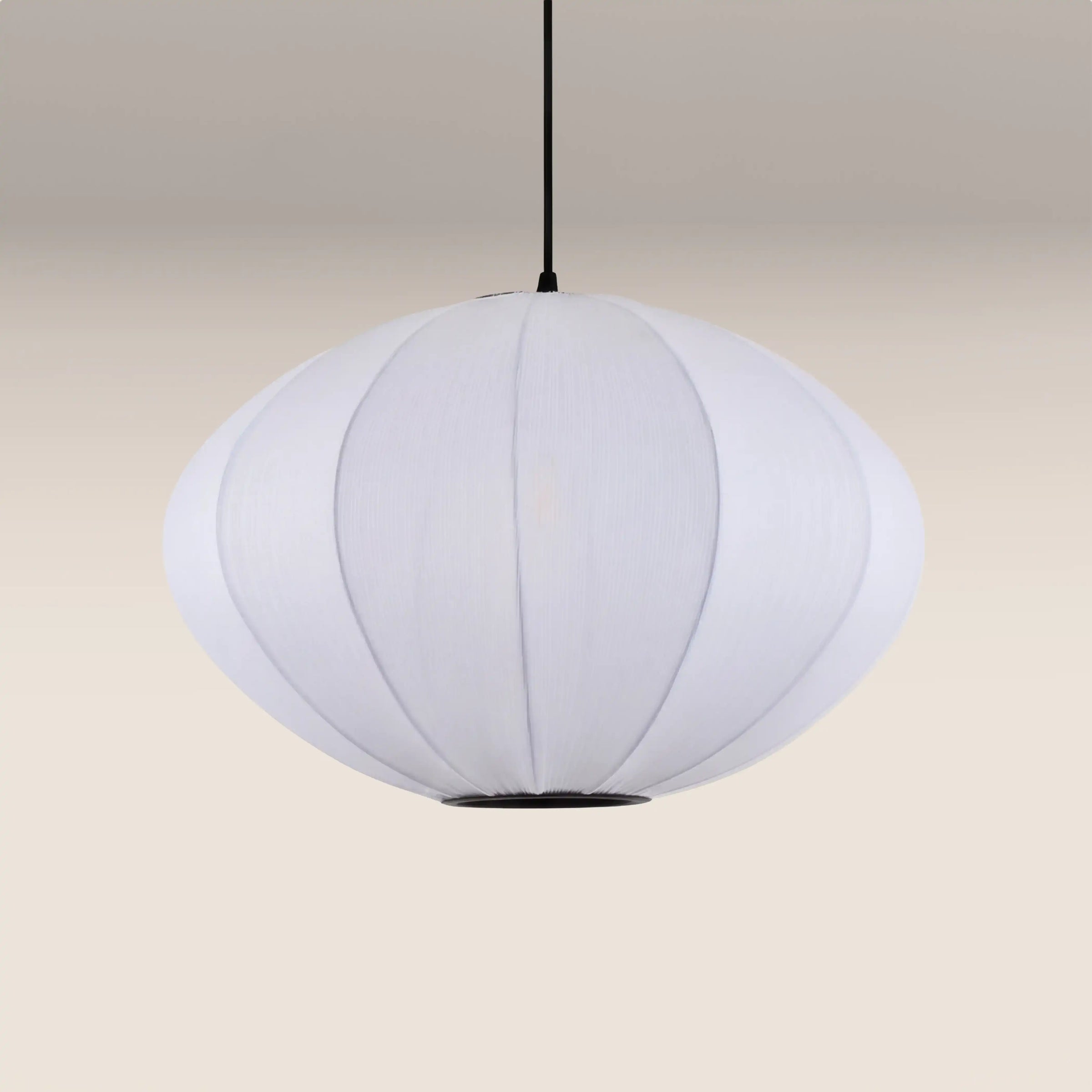 Everett Saucer Bubble Pendant Light | White