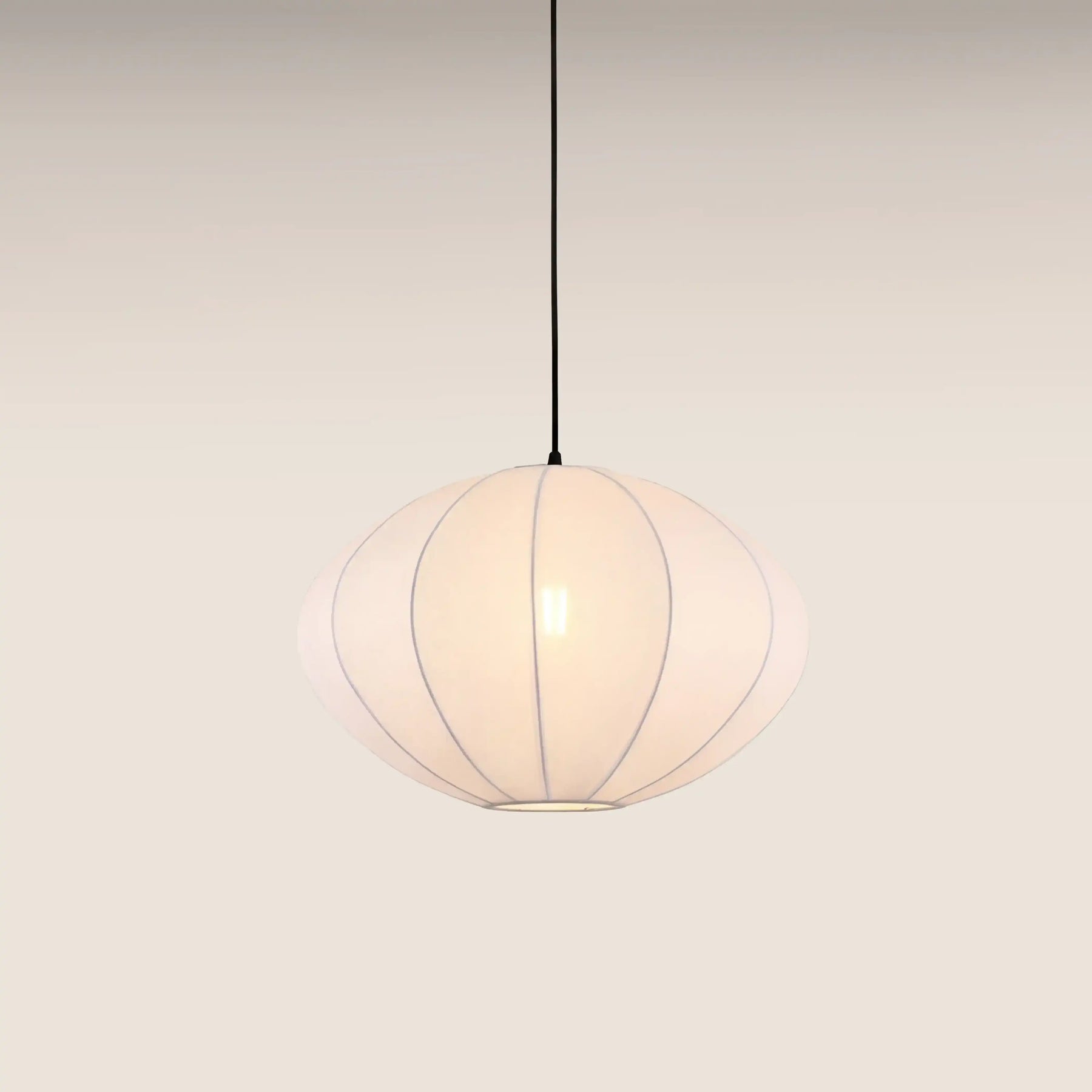 Everett Saucer Bubble Pendant Light | White