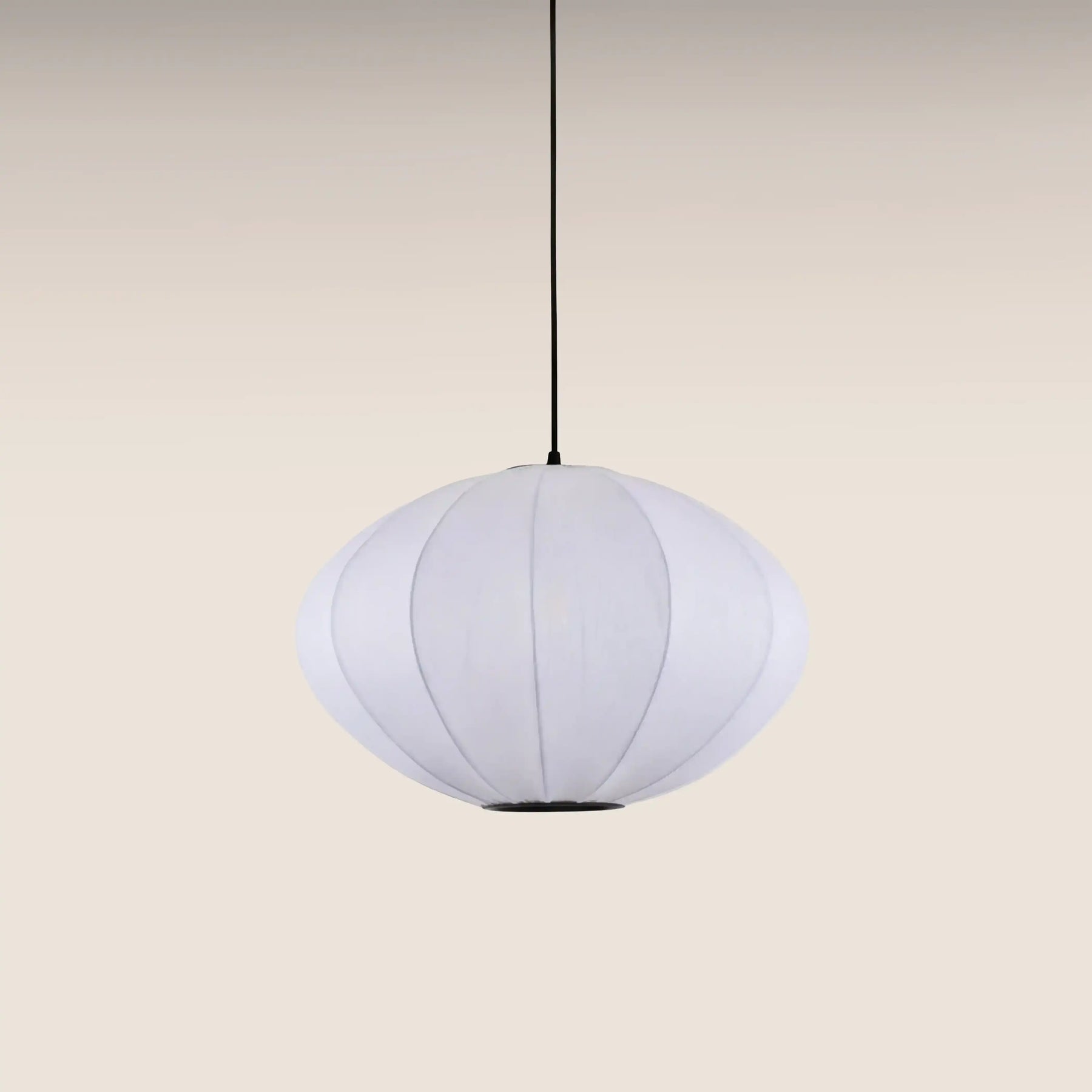 Everett Saucer Bubble Pendant Light | White