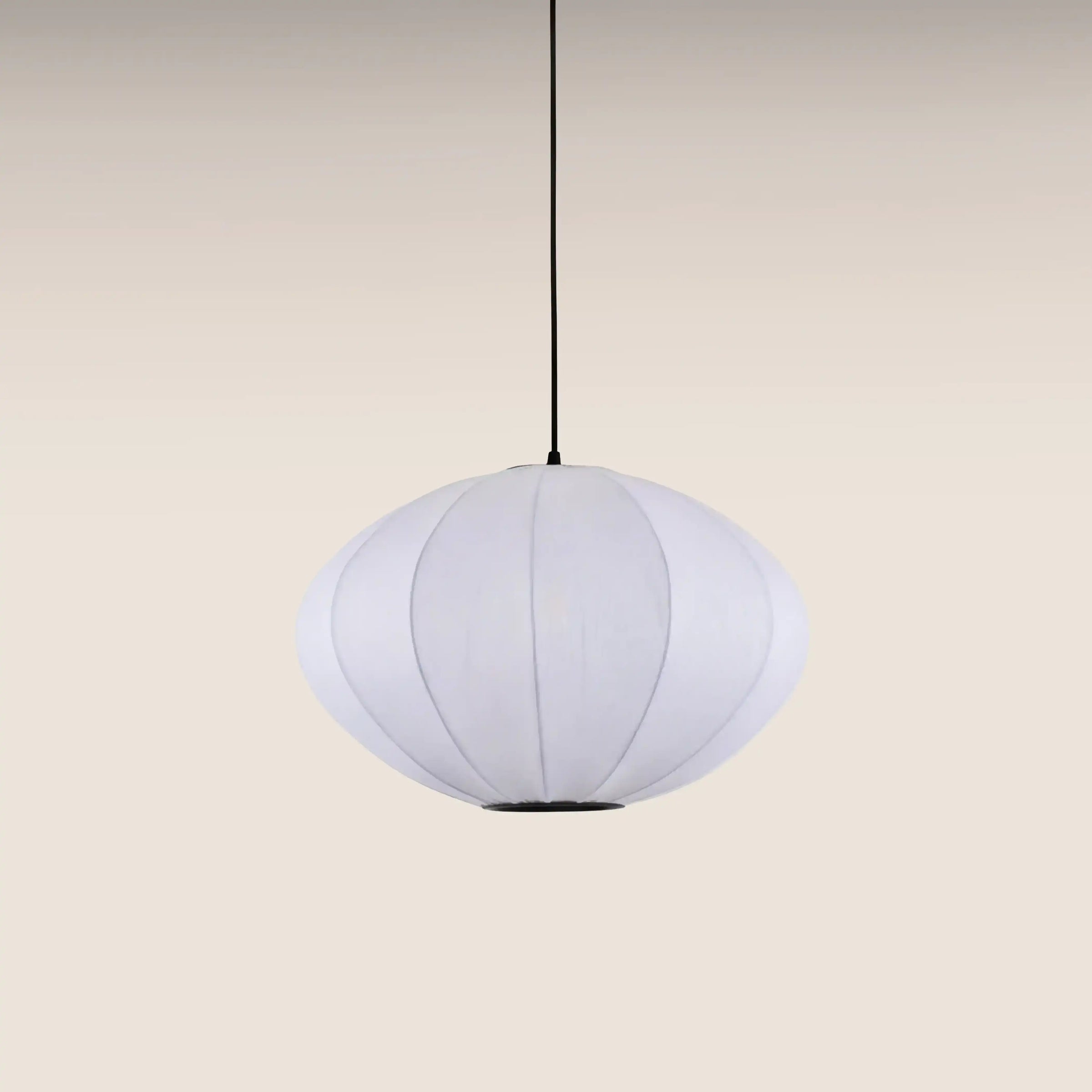 Everett Saucer Bubble Pendant Light | White