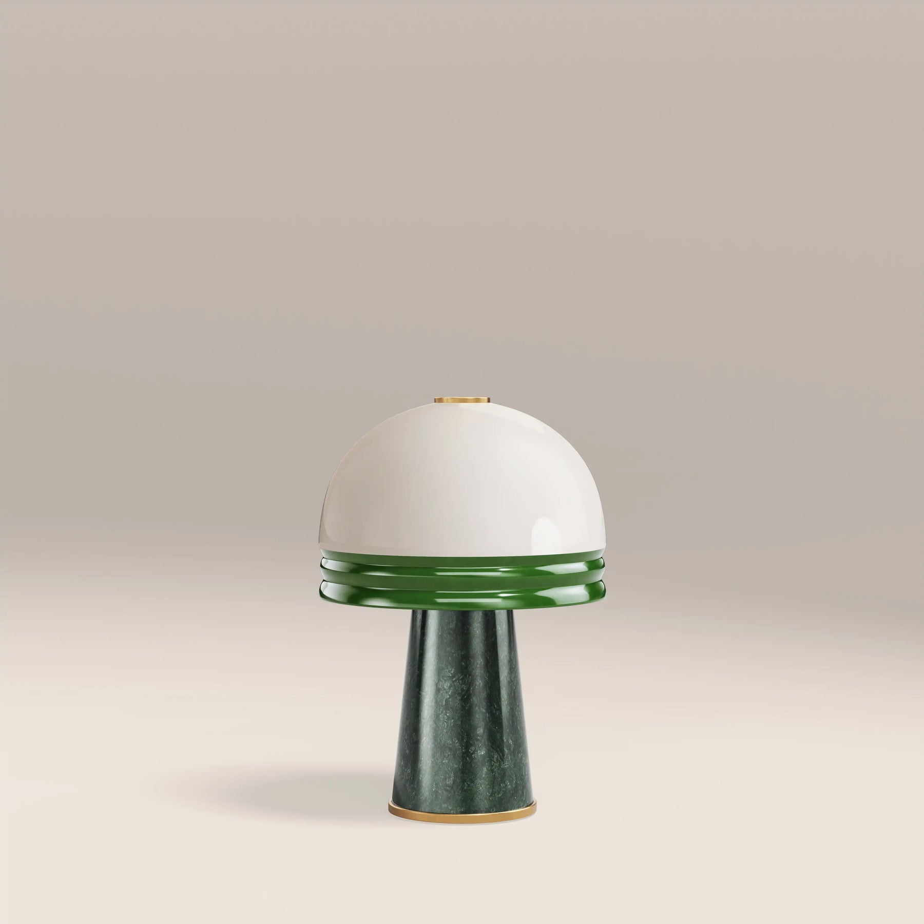 Wanda Table Lamp | Opal Glass & Dark Green Marble