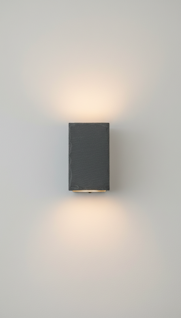 Slate Wireless Wall Sconce No-Drill