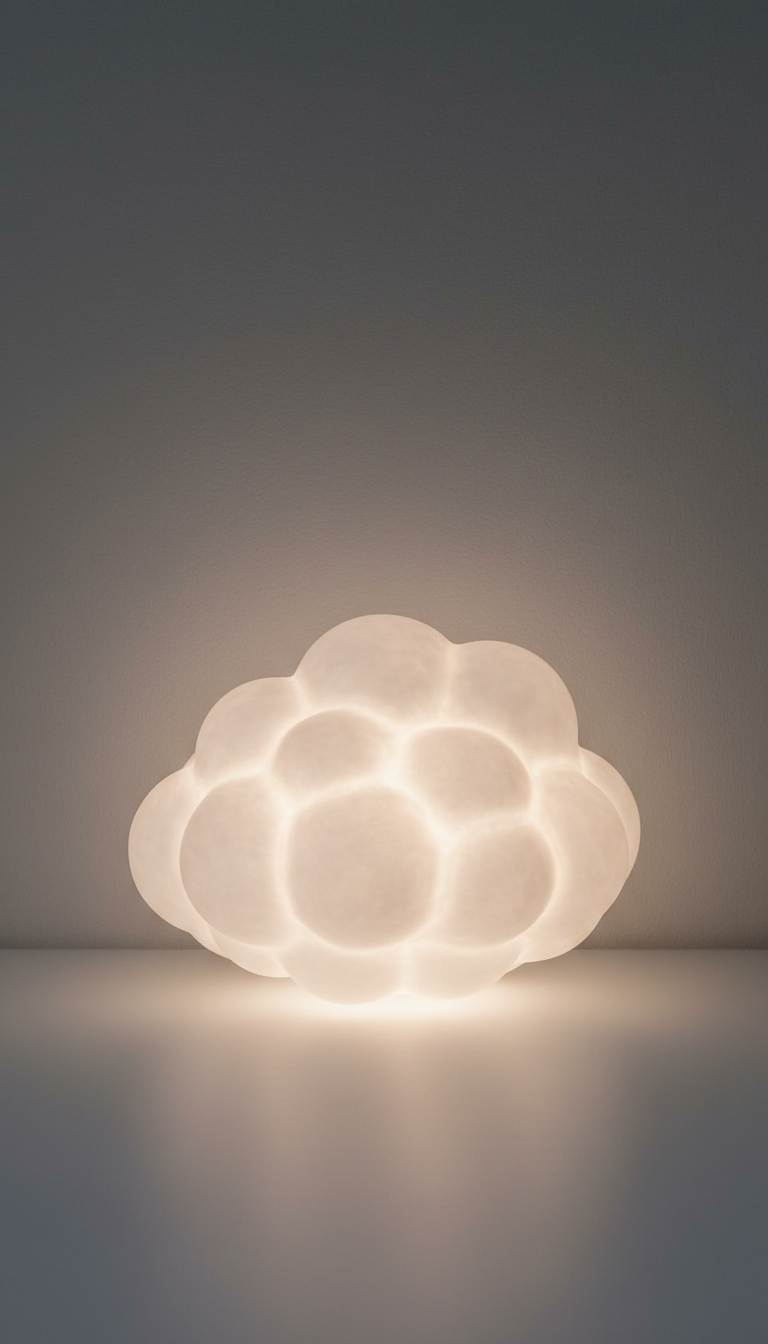Cloud Table Lamp Matte White